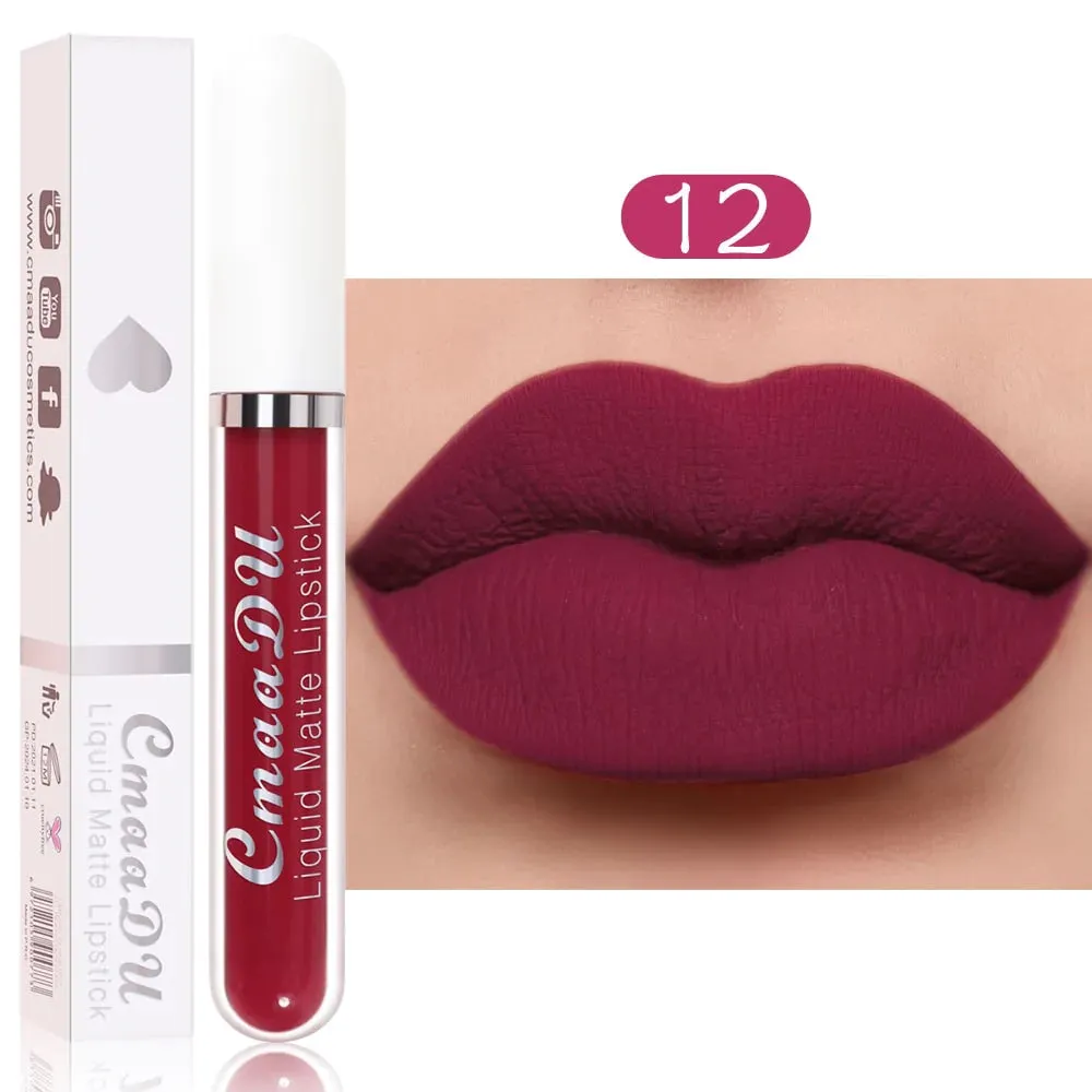 18-Color Waterproof Long-lasting Lip Gloss MK19072