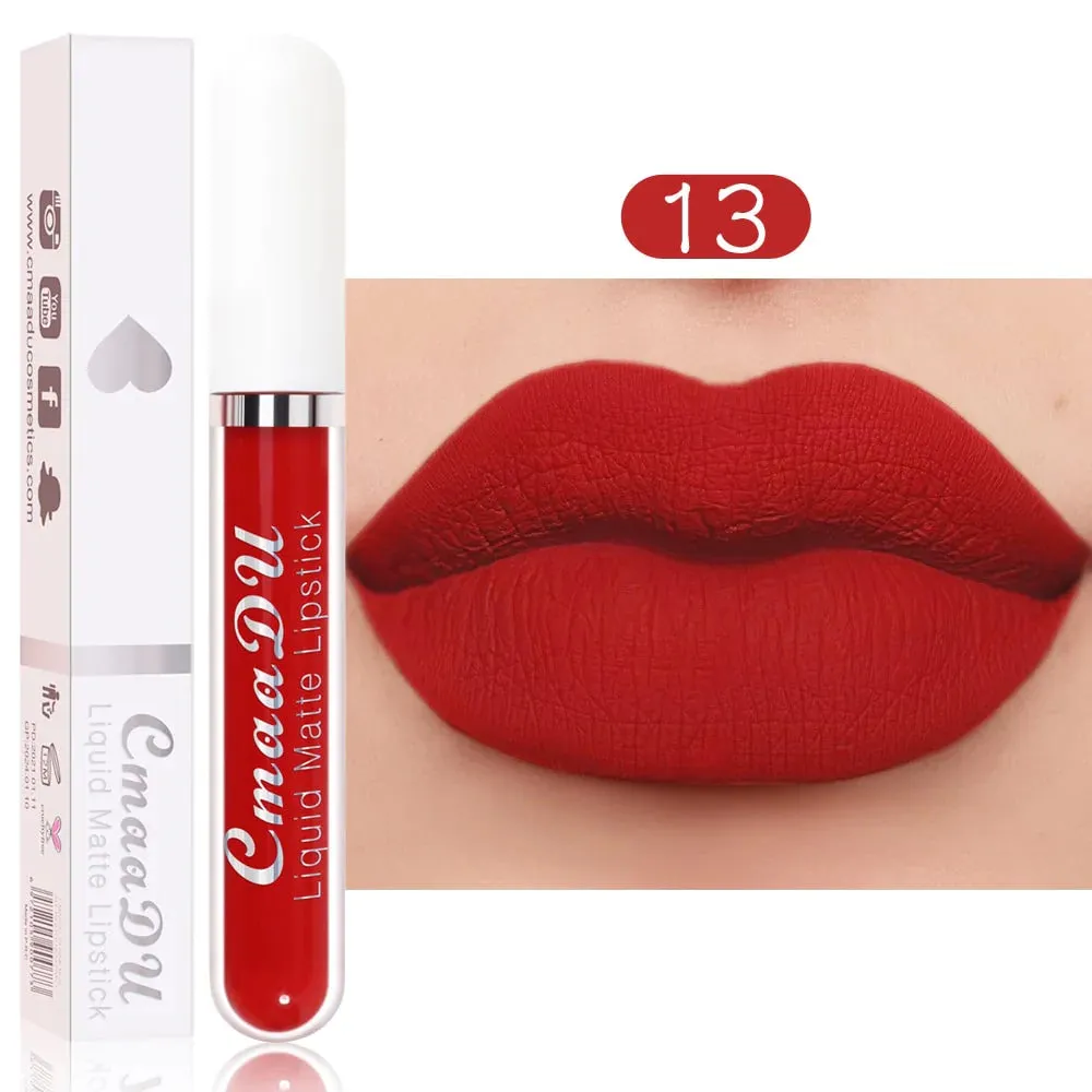 18-Color Waterproof Long-lasting Lip Gloss MK19072