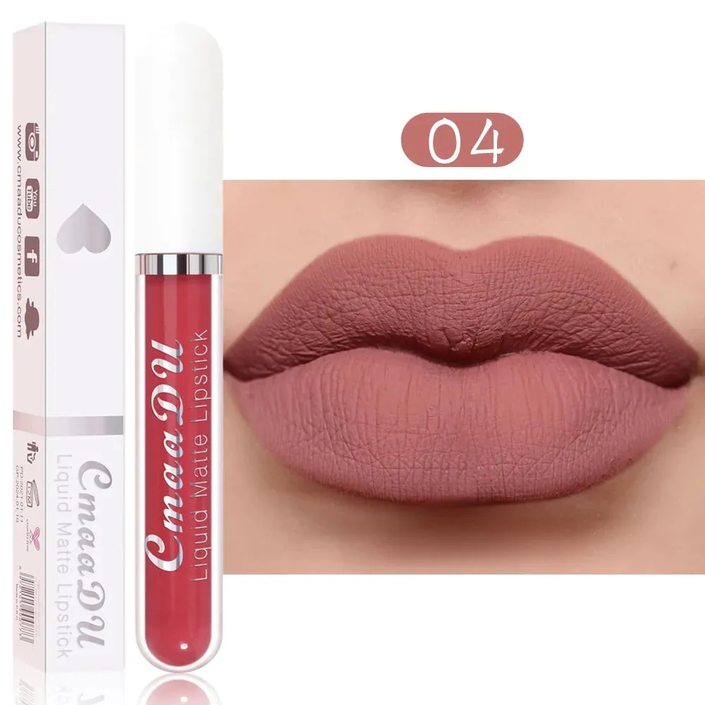 18-Color Waterproof Long-lasting Lip Gloss MK19072