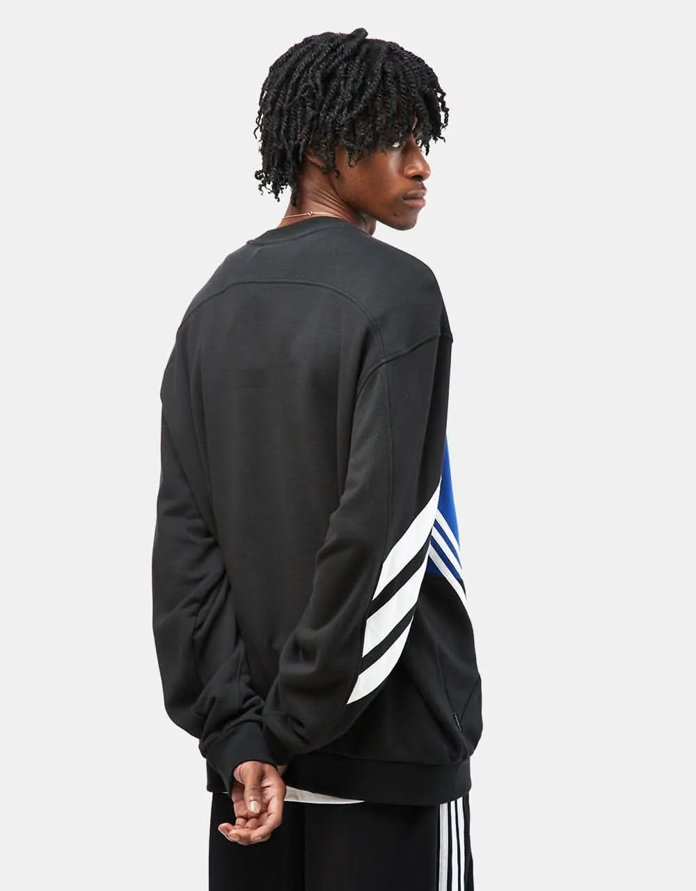 Adidas Premiere Sweater - Black/Team Royal Blue/White