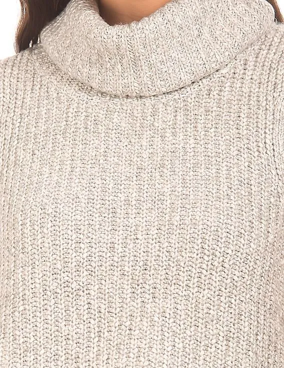 Aeropostale Sleeveless Turtleneck Sweater