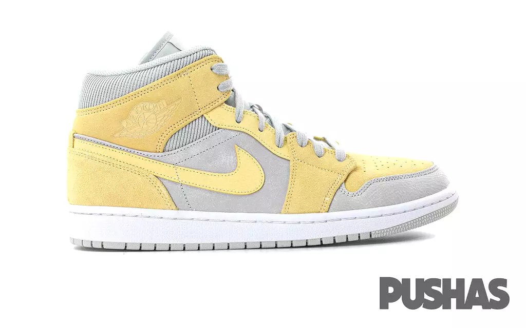 Air Jordan 1 Mid 'Mixed Textures Yellow' (2020)