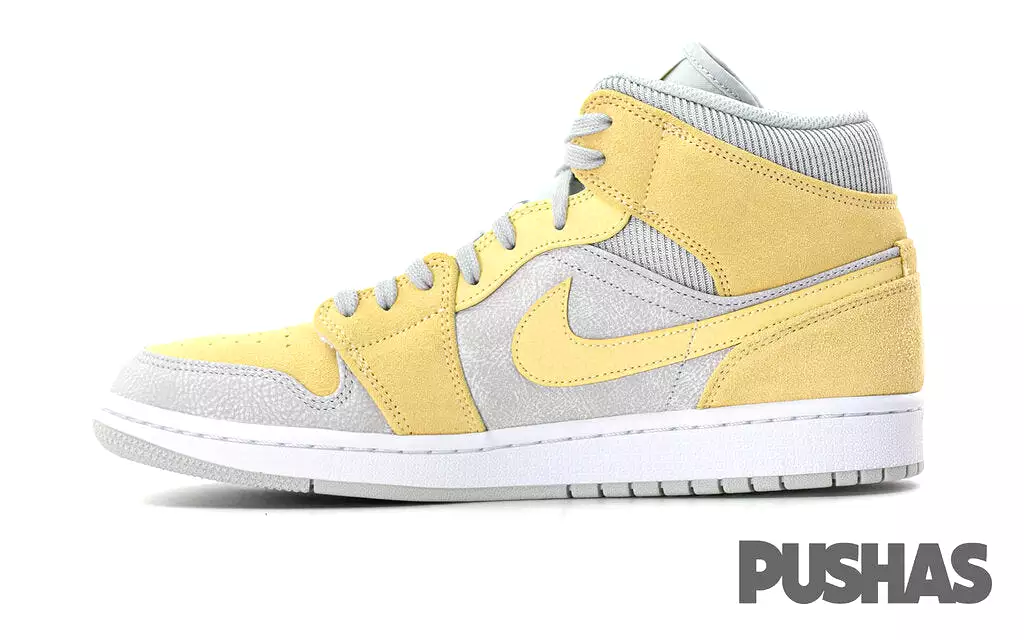 Air Jordan 1 Mid 'Mixed Textures Yellow' (2020)