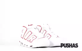 Air More Uptempo 'White Varsity Red Outline' (2021)