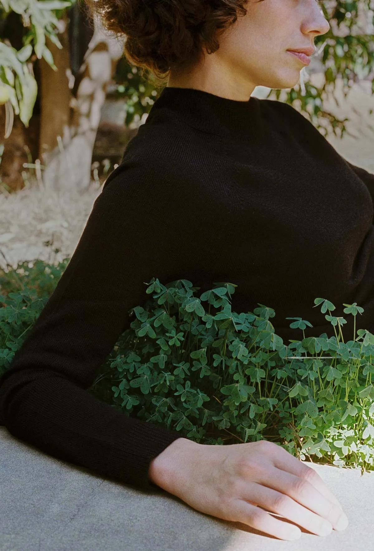 ALPACA TURTLENECK SWEATER - Noir