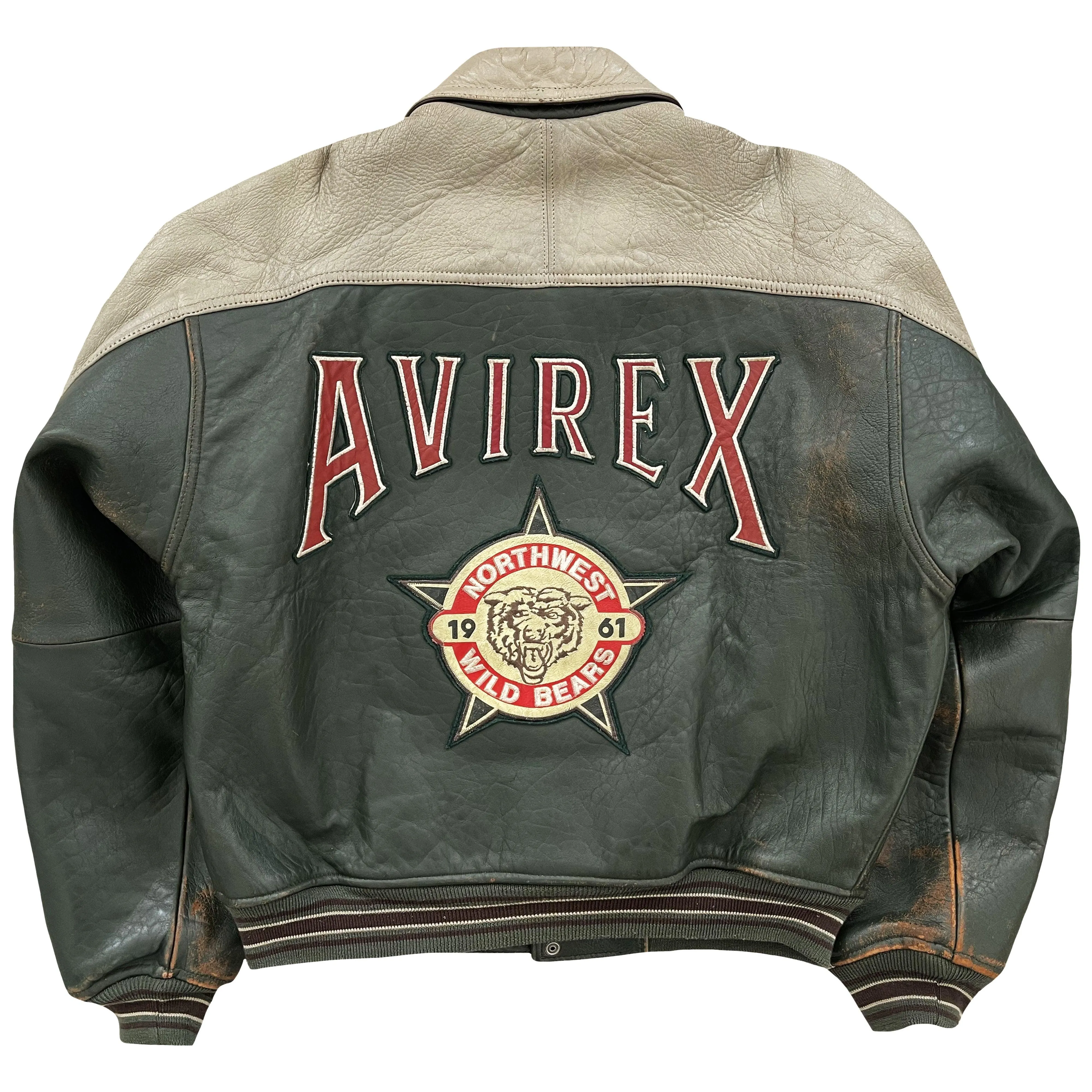 Avirex Leather Varsity Jacket