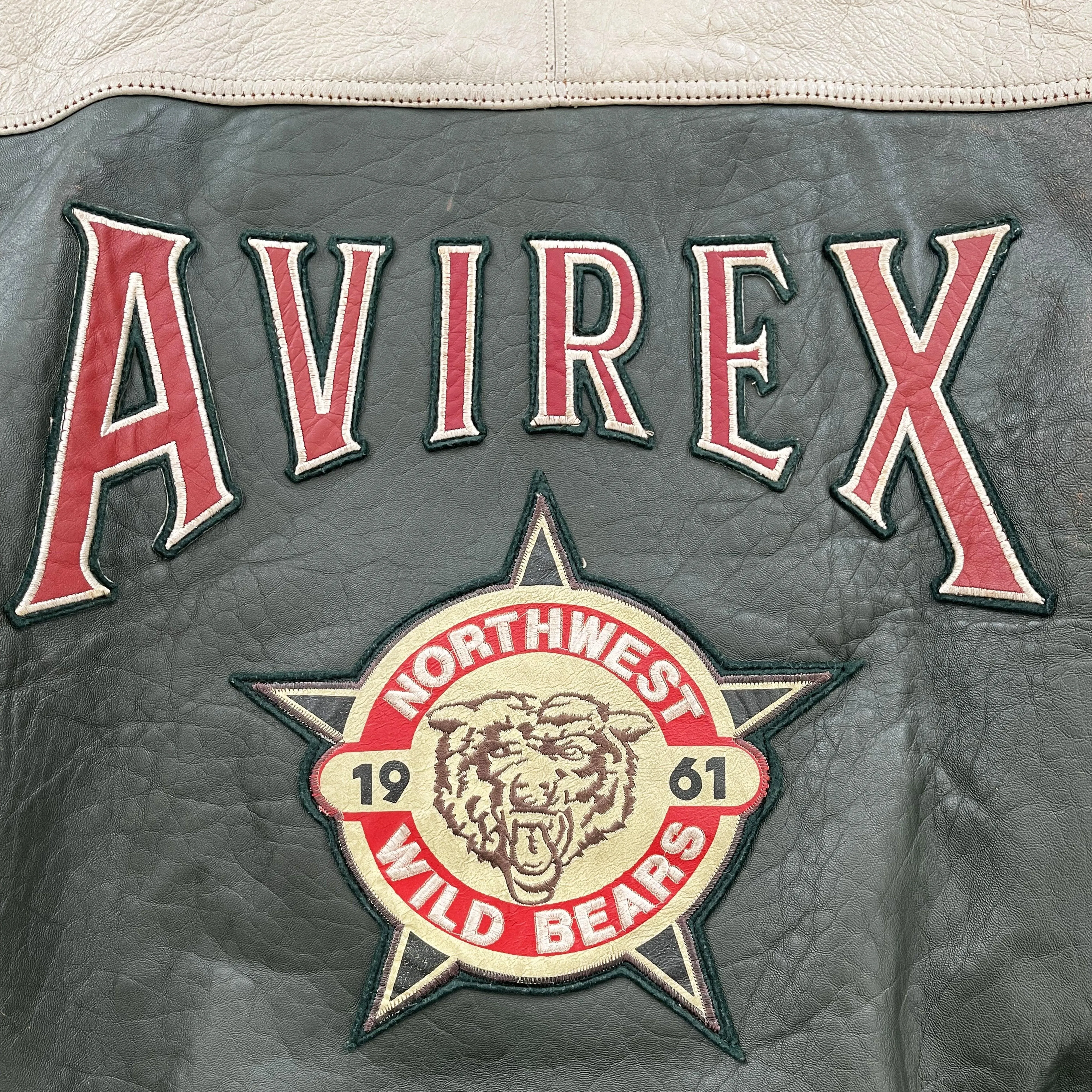 Avirex Leather Varsity Jacket