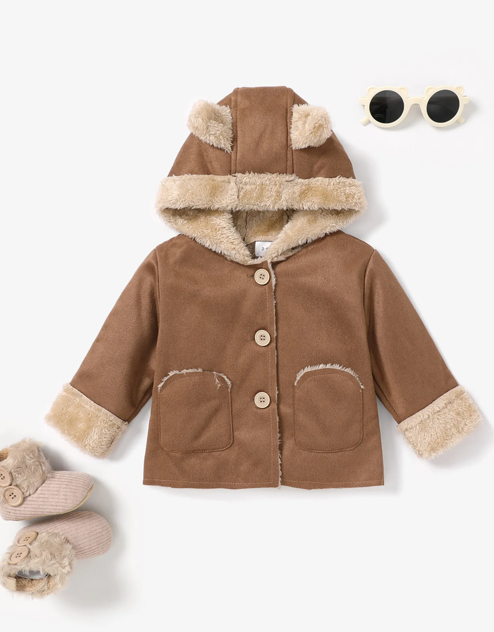   Baby Hooded Coat with Ears