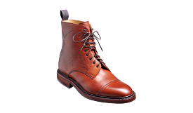 Barker Donegal Top-Cap Calf Leather Boot - Antique Rosewood Calf