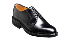 Barker Nairn Derby Calf Leather Shoe-  Black Calf