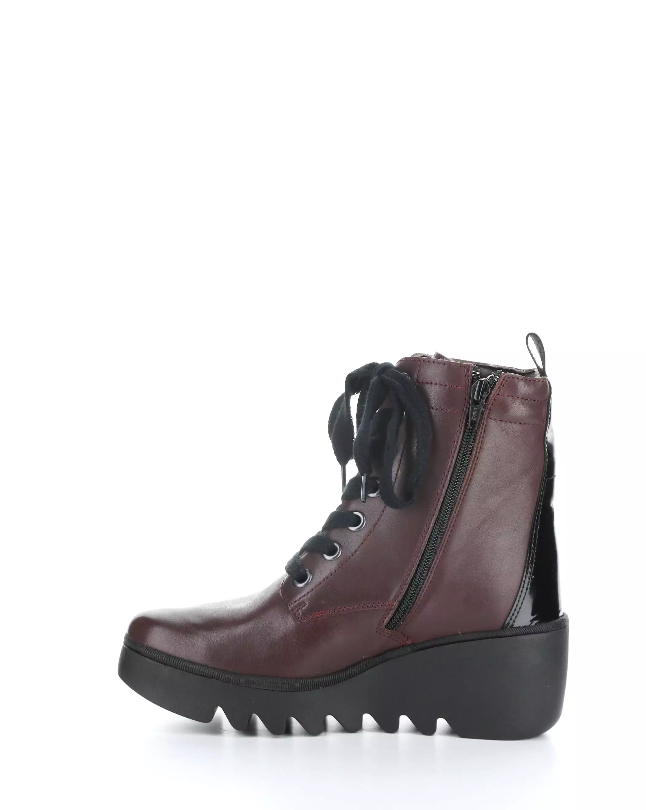 BIAZ329FLY 013 BORDEAUX/BLACK Lace-up Boots