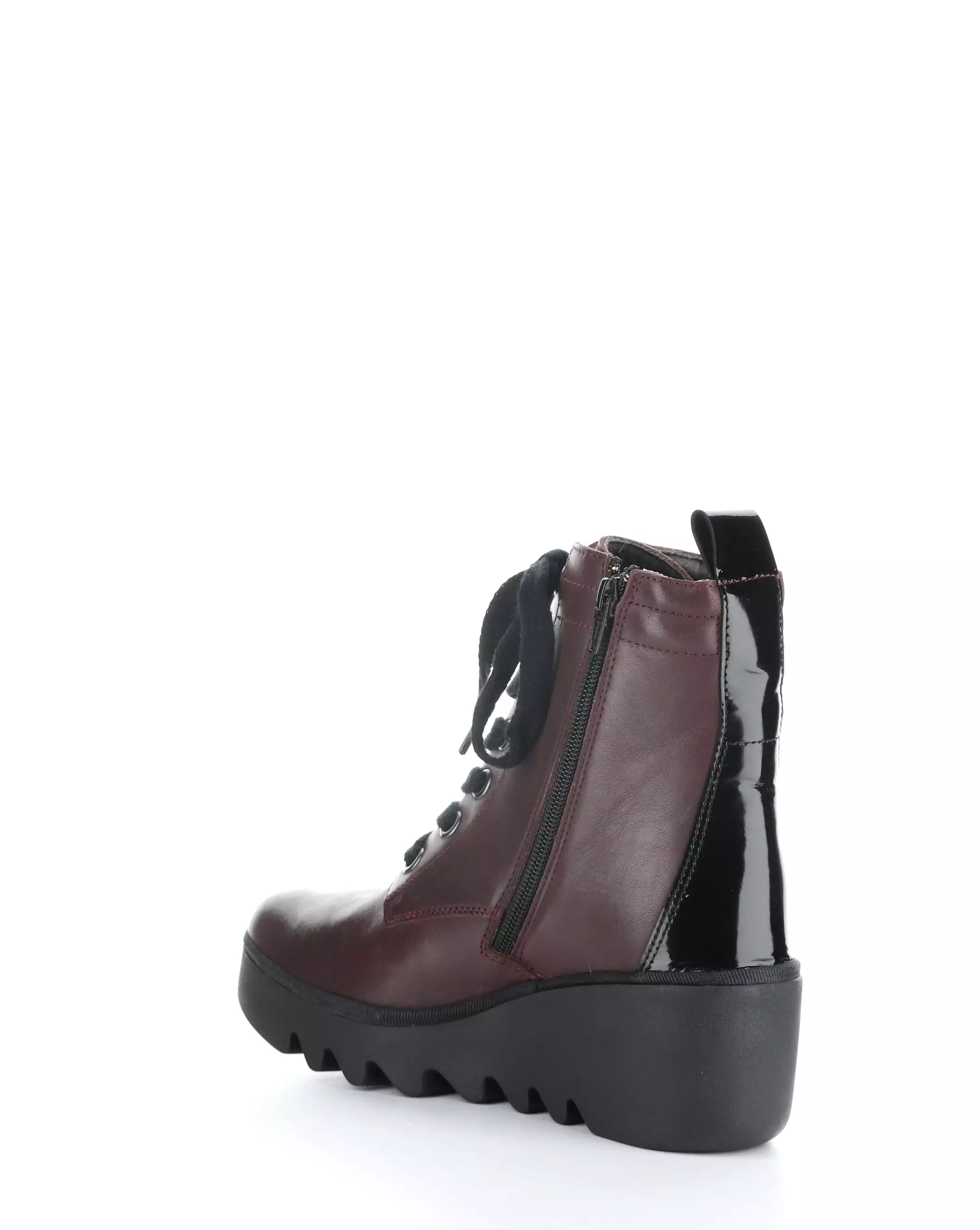 BIAZ329FLY 013 BORDEAUX/BLACK Lace-up Boots