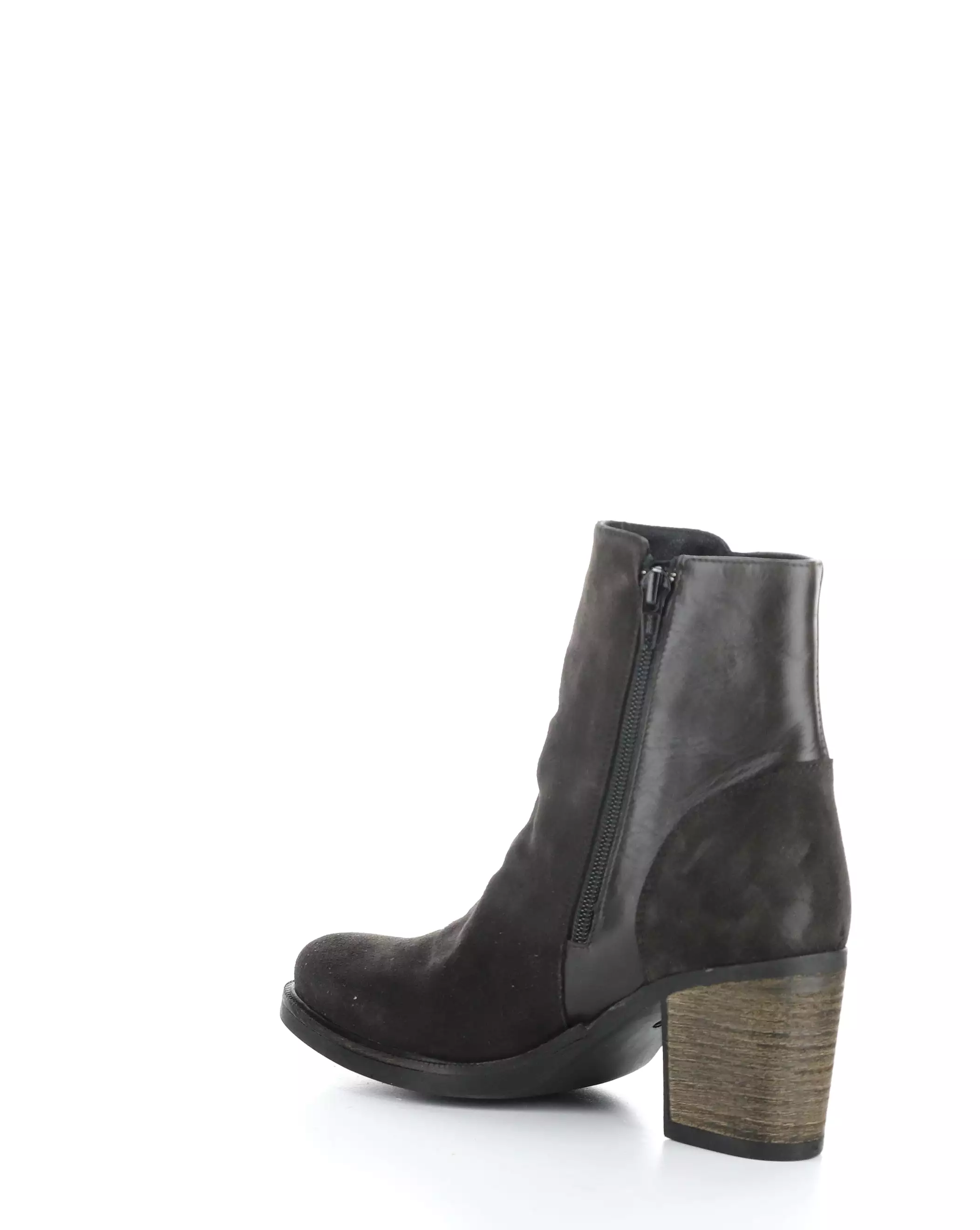 BIBOS GREY Round Toe Boots