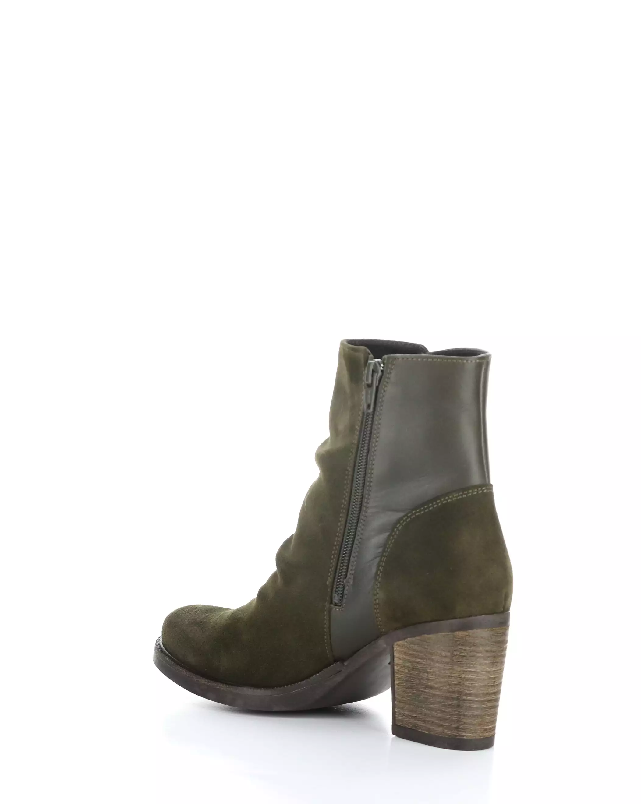 BIBOS OLIVE Round Toe Boots