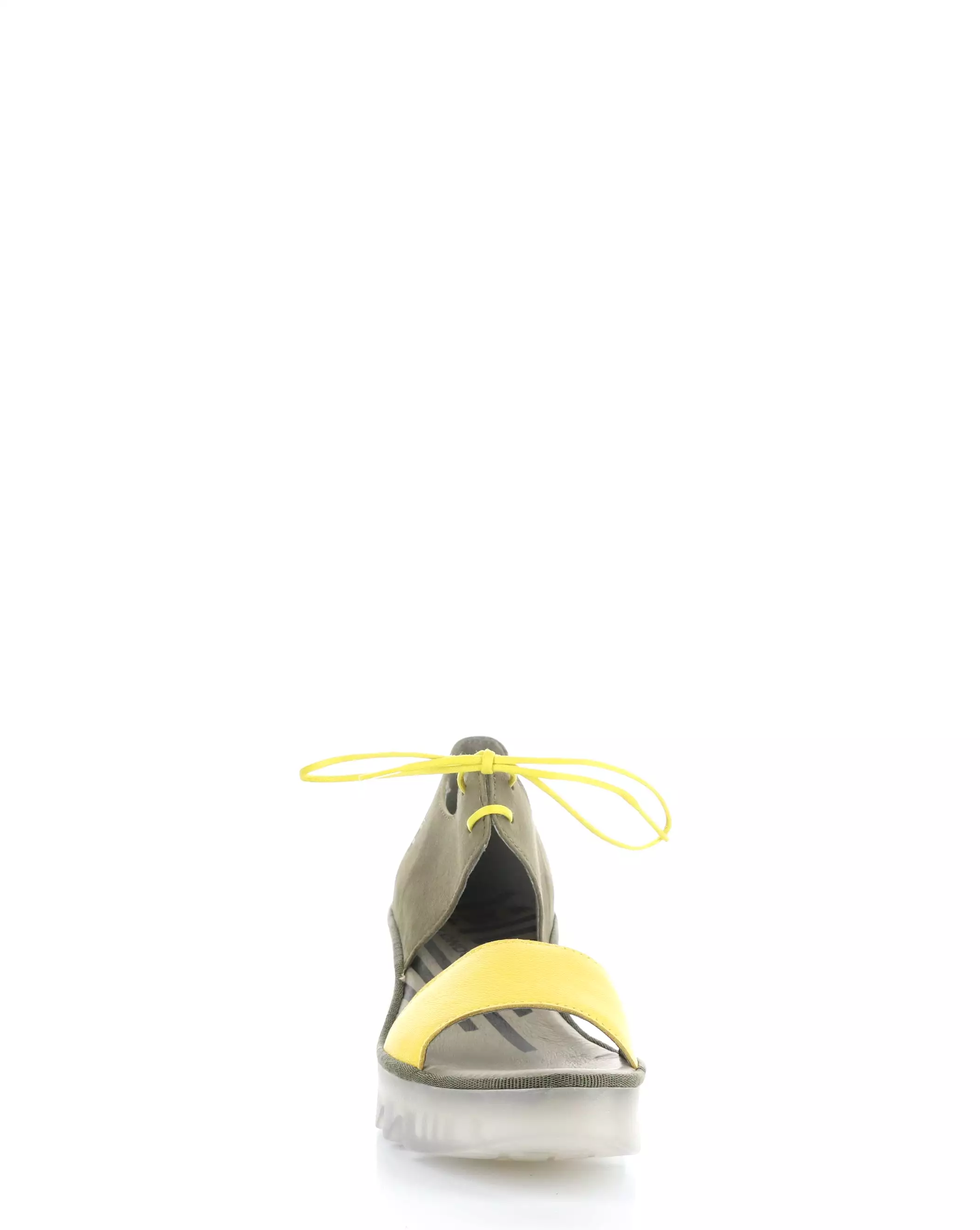 BILU465FLY Yellow Lace-up Sandals