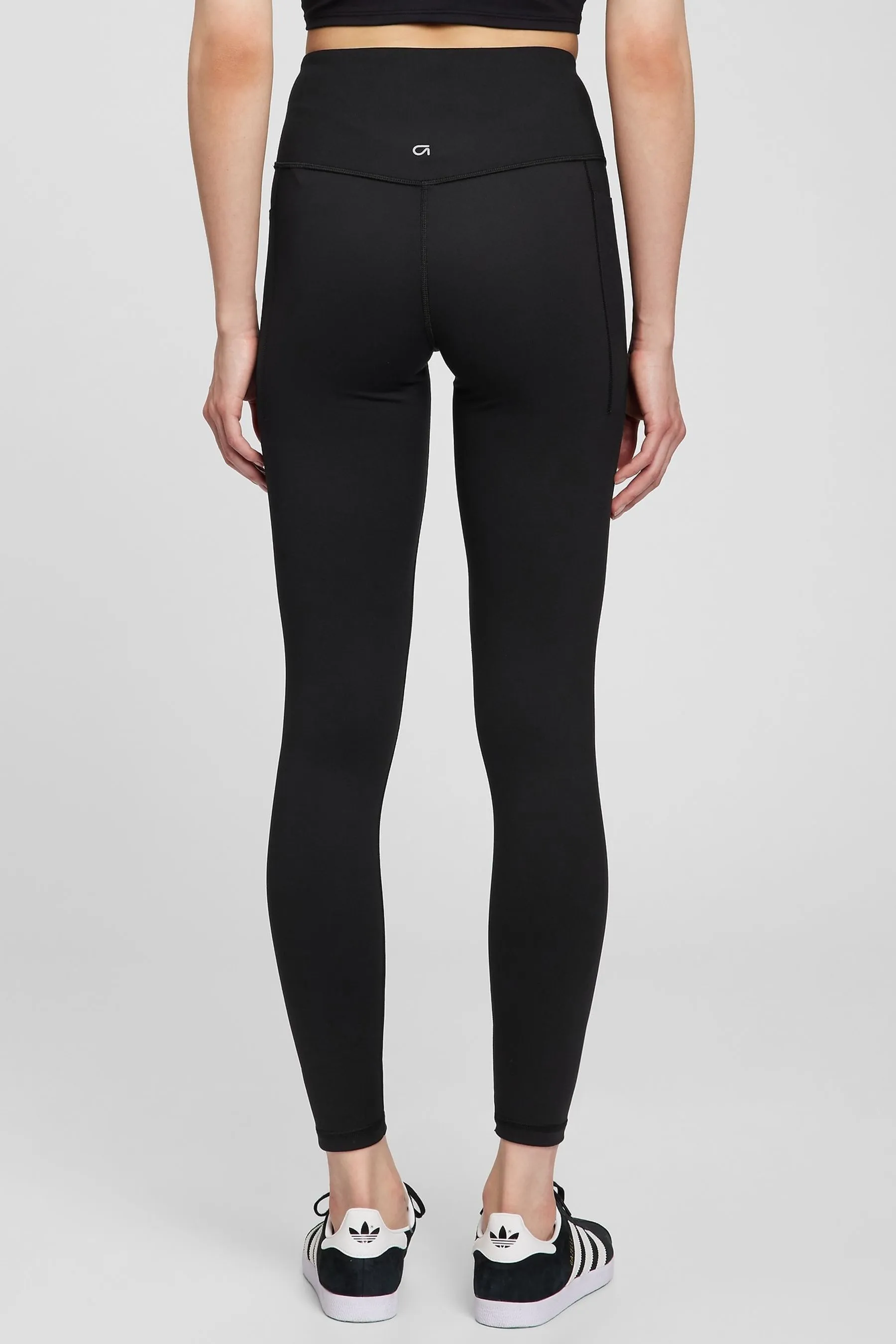 Black High Waisted Full Length Leggings