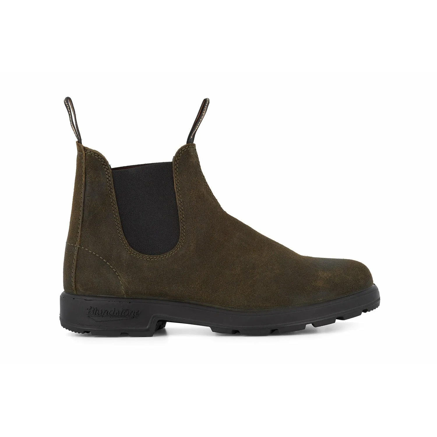 Blundstone 1615 Waxed Suede Boot - Dark Olive