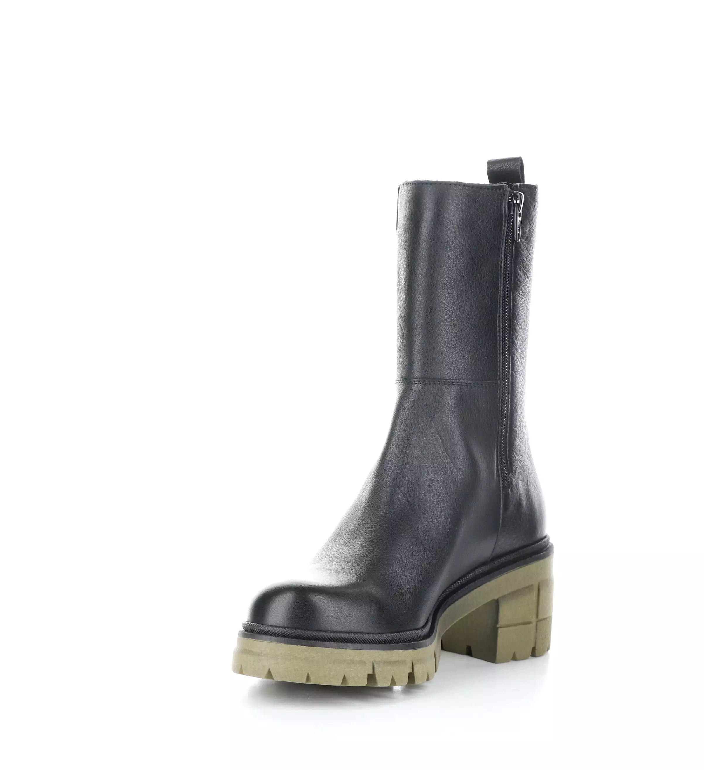 BRUNAS BLACK/KHAKI Elasticated Boots