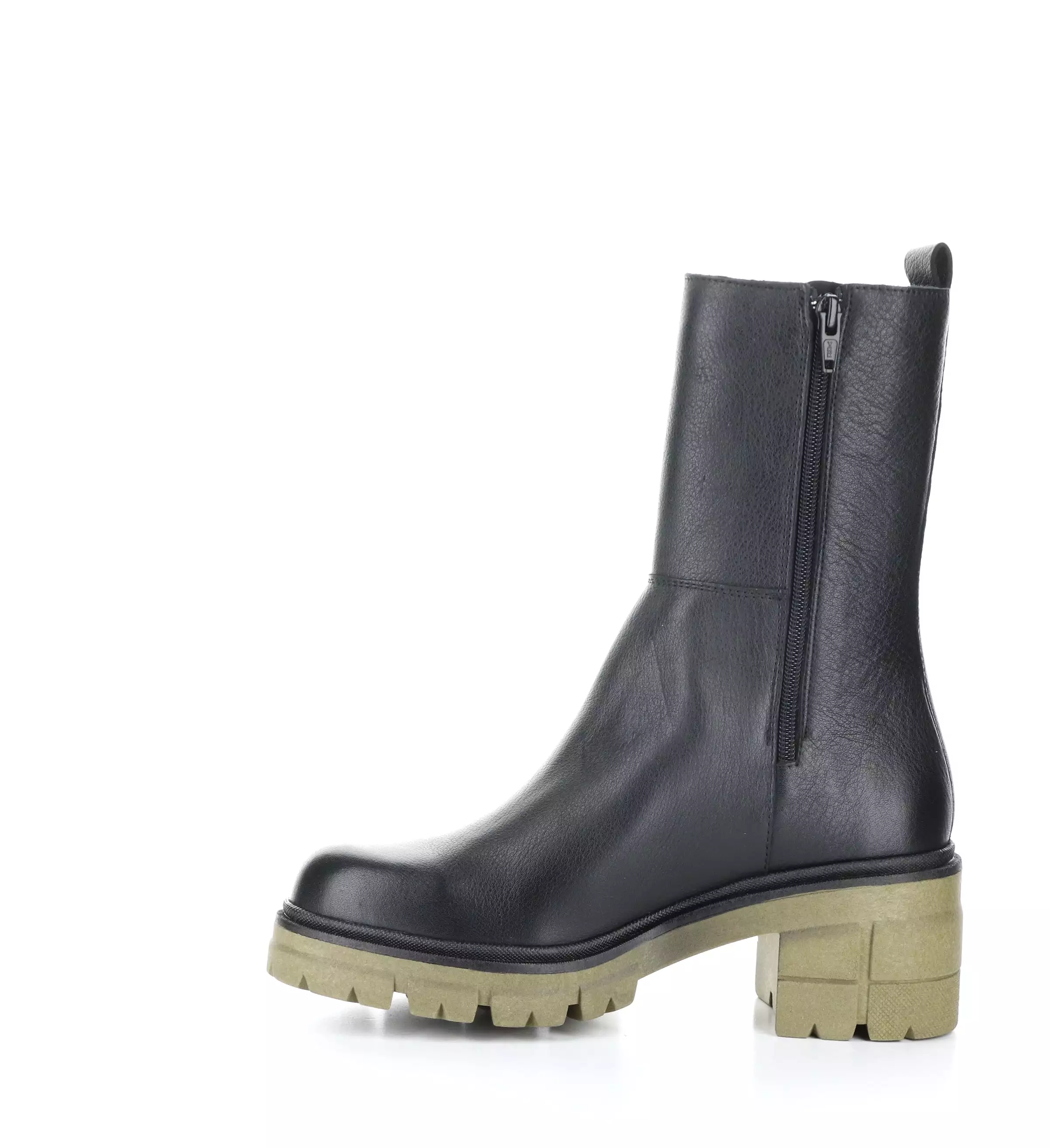 BRUNAS BLACK/KHAKI Elasticated Boots