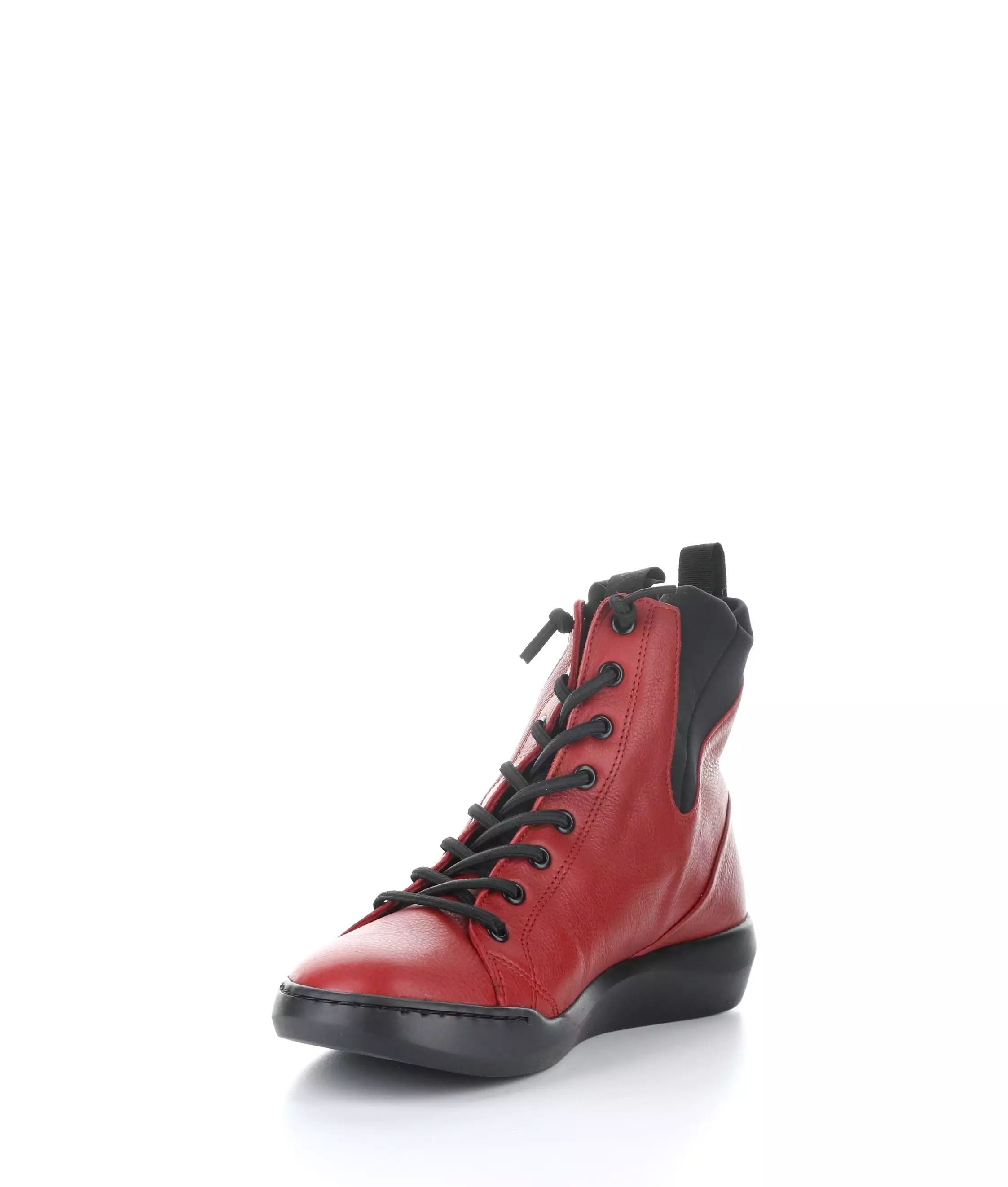 BUCK698SOF 002 RED/BLACK Hi-Top Boots