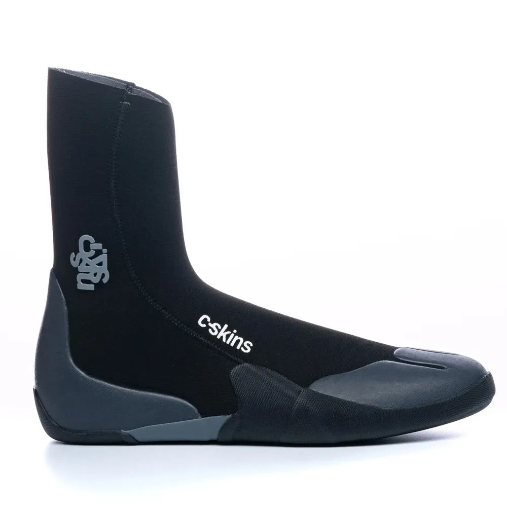 C-Skins Legend 5mm Round Toe Wetsuit Boot - Black/Charcoal