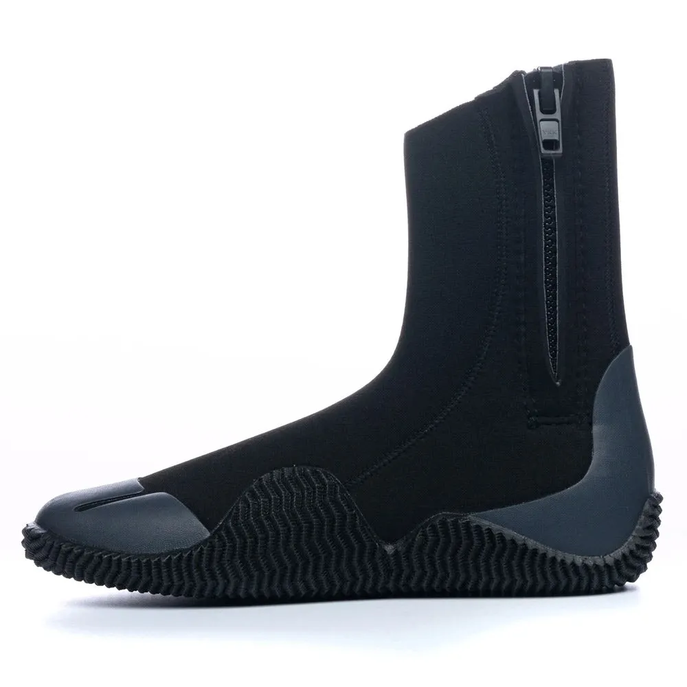 C-Skins Legend 5mm Round Toe Zipped Wetsuit Boot - Black/Charcoal