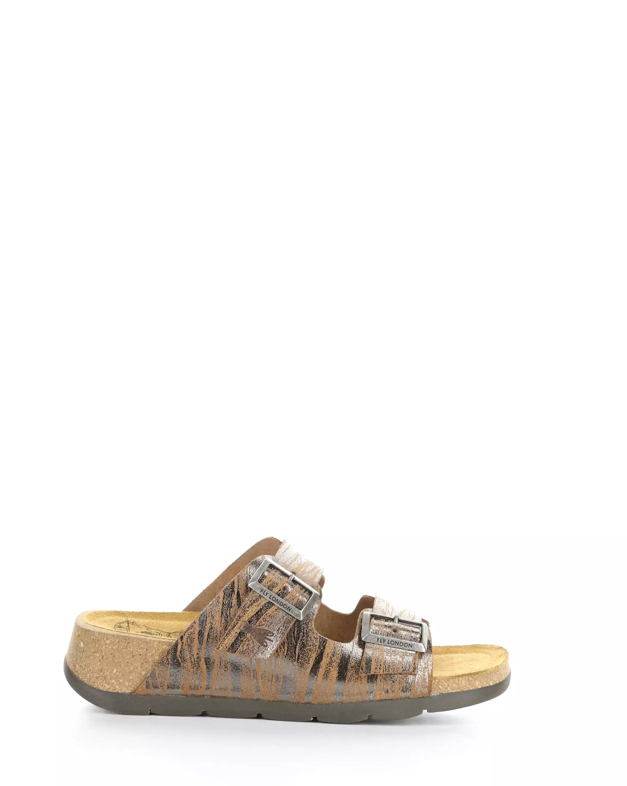 CAJA721FLY 018 COGNAC Slip-on Sandals