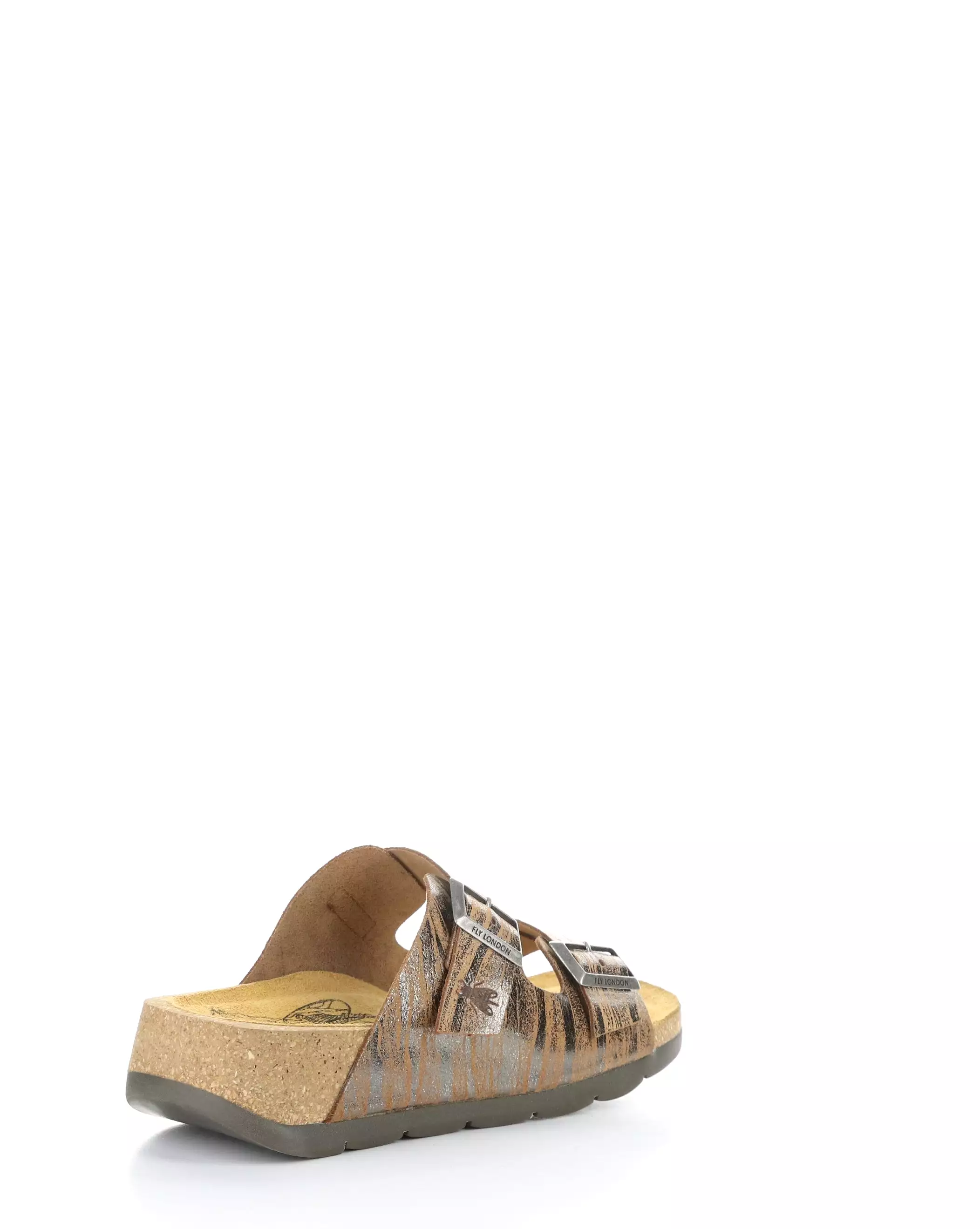 CAJA721FLY 018 COGNAC Slip-on Sandals