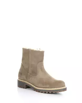 CALIB TAUPE Round Toe Boots