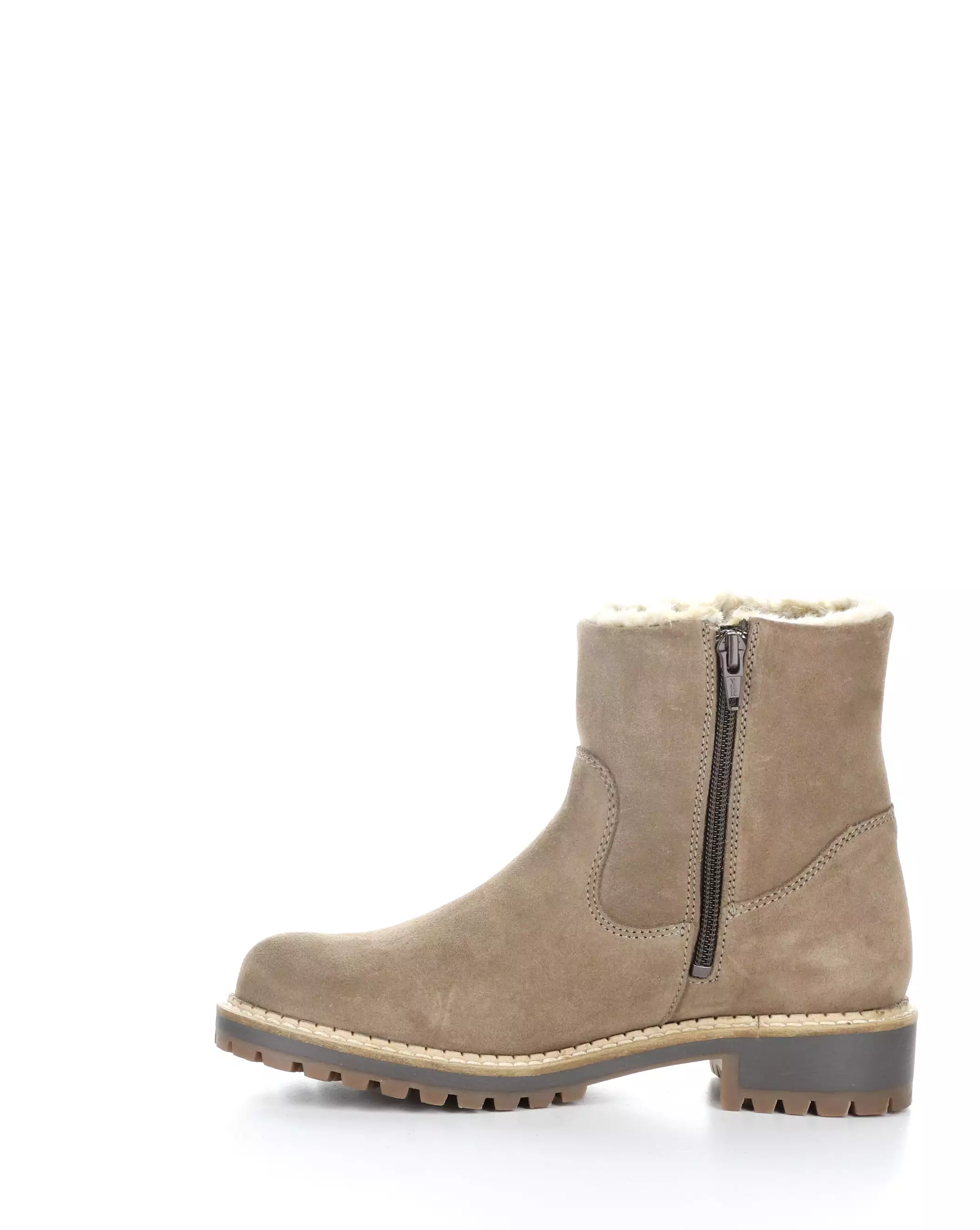 CALIB TAUPE Round Toe Boots