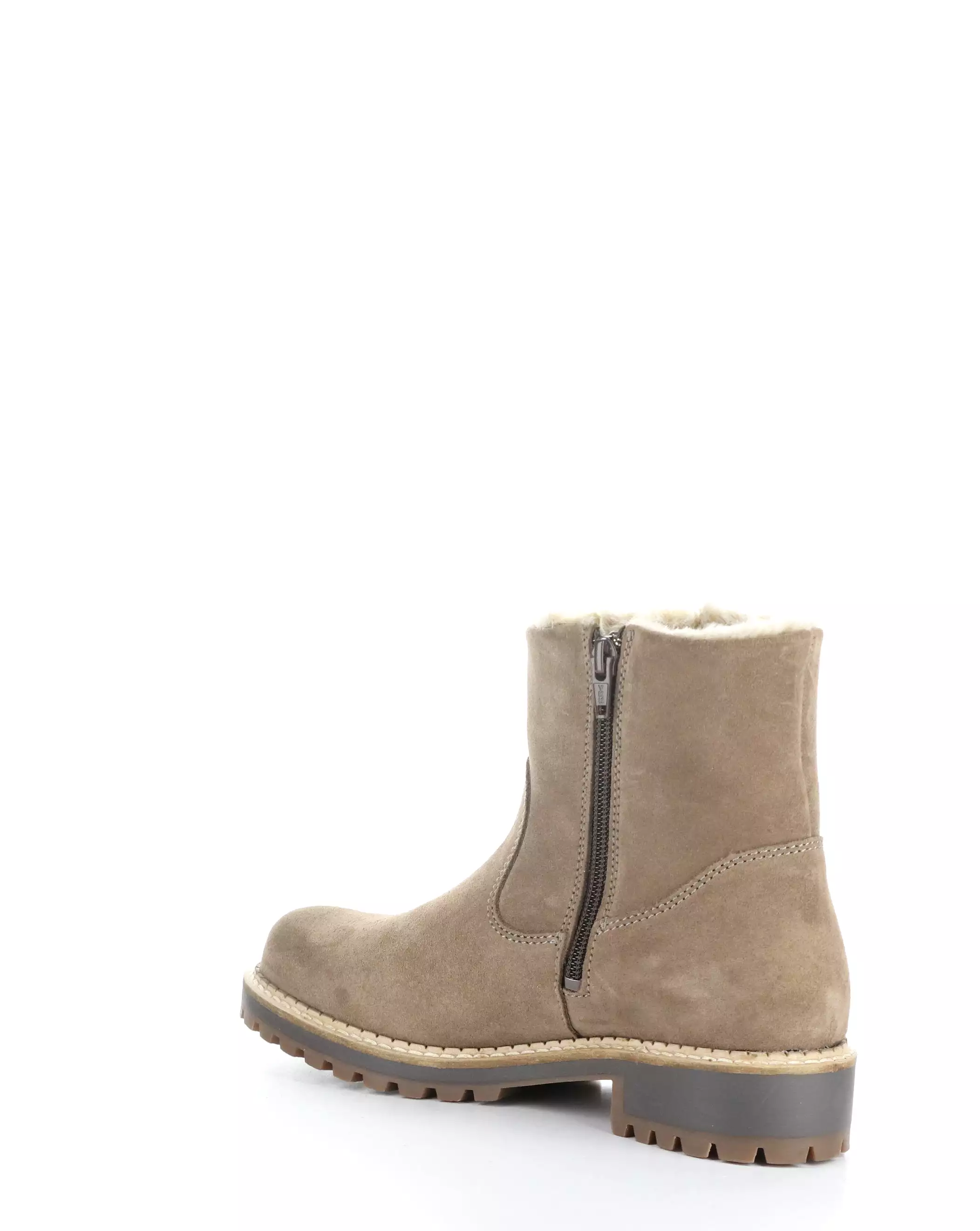 CALIB TAUPE Round Toe Boots