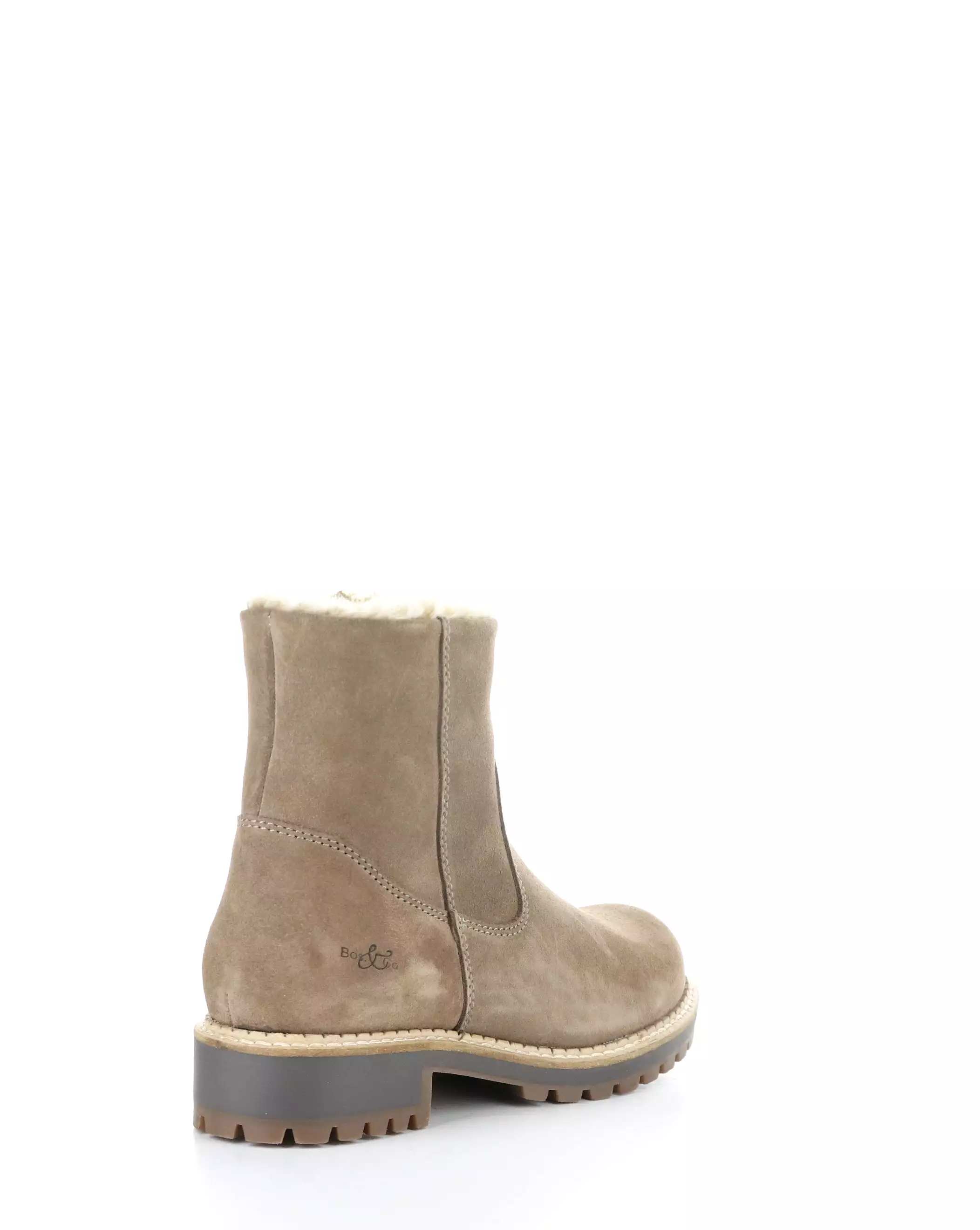 CALIB TAUPE Round Toe Boots