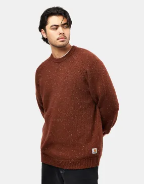 Carhartt WIP Anglistic Sweater - Speckled Offroad