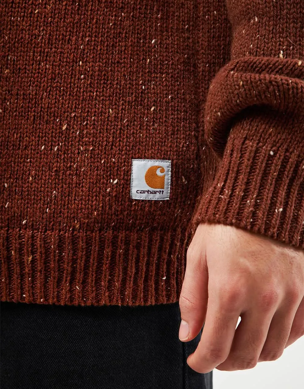 Carhartt WIP Anglistic Sweater - Speckled Offroad