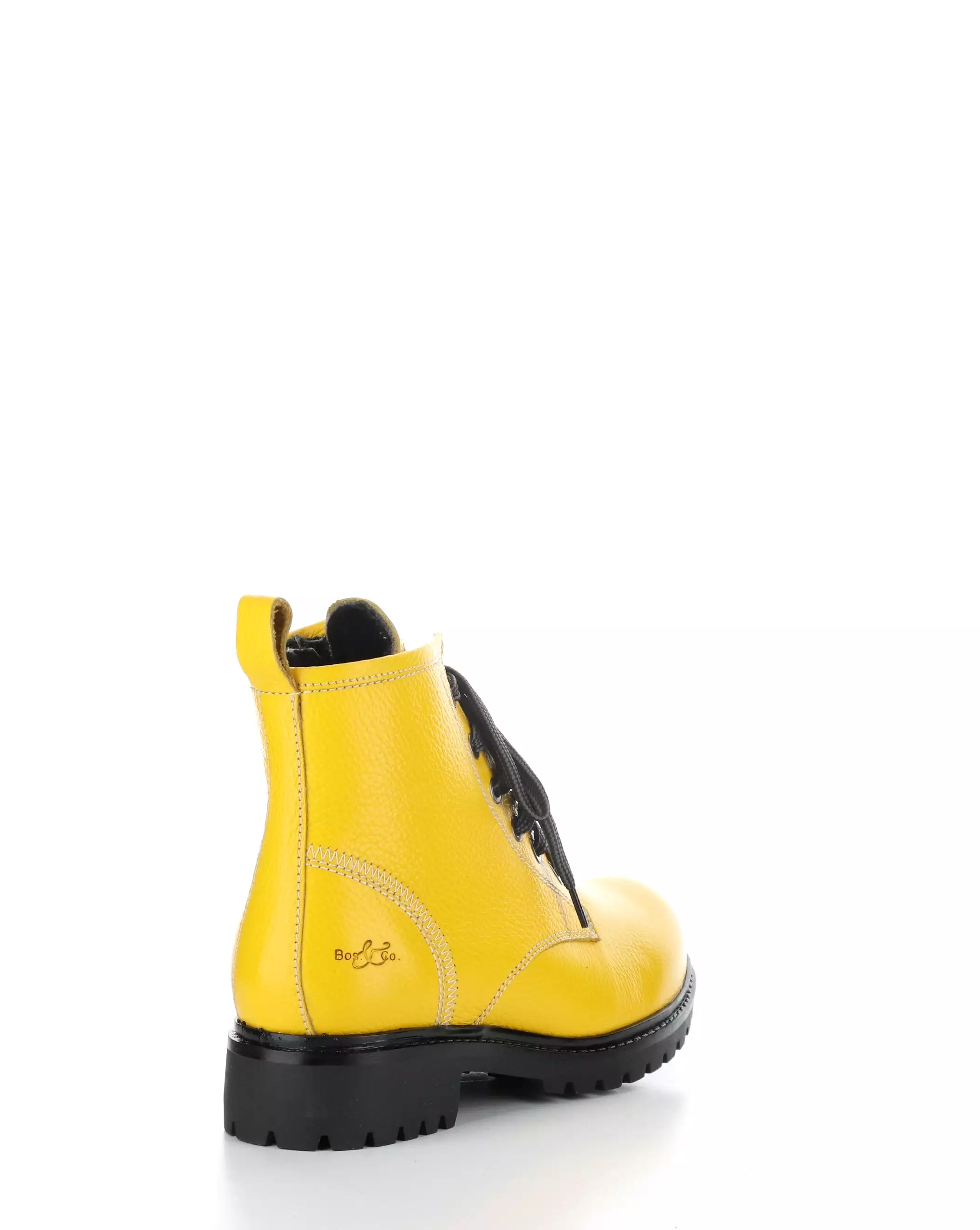 CARINAS MUSTARD Round Toe Boots