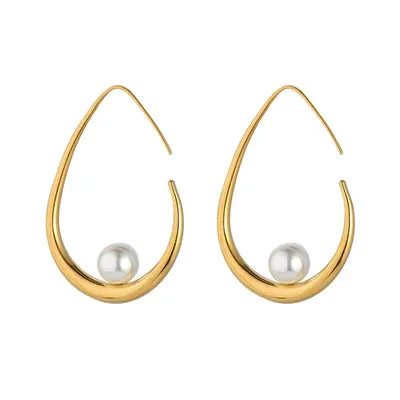 Chunky Gia Hoop Earing - Knight & Day Jewellery