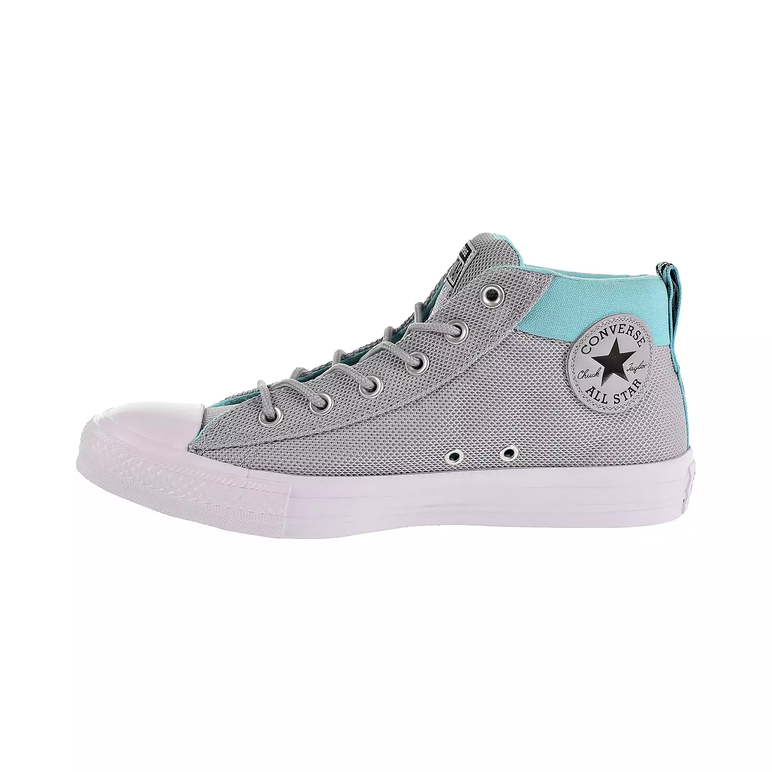 Converse Chuck Taylor All Star Street Mid Unisex Shoes Grey/Bleached Aqua/White