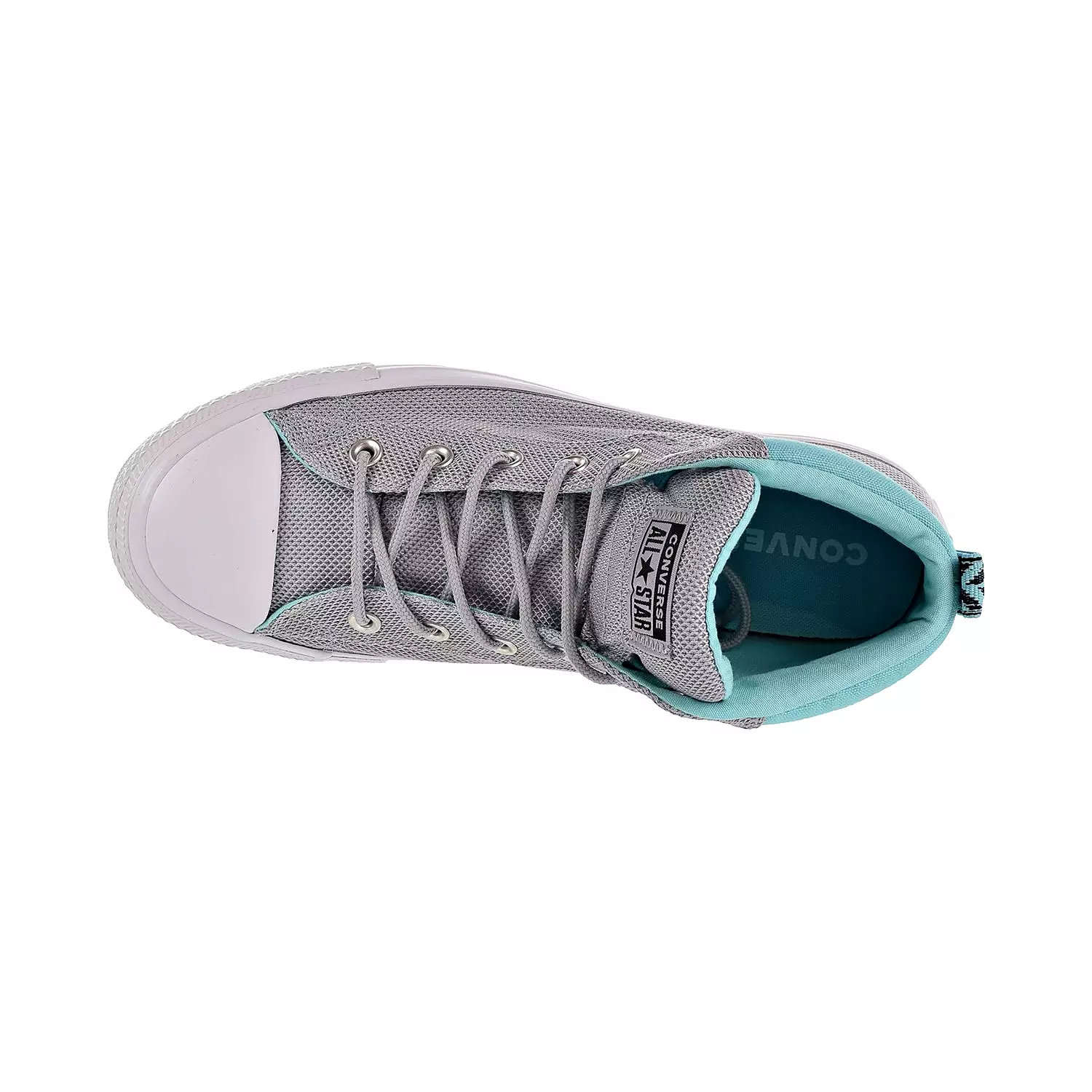 Converse Chuck Taylor All Star Street Mid Unisex Shoes Grey/Bleached Aqua/White