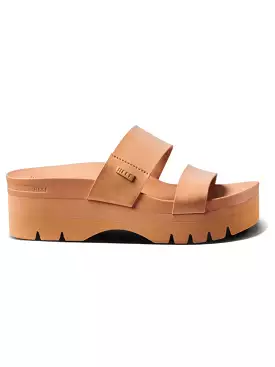 Cushion Vista Higher Natural Patent Sandals