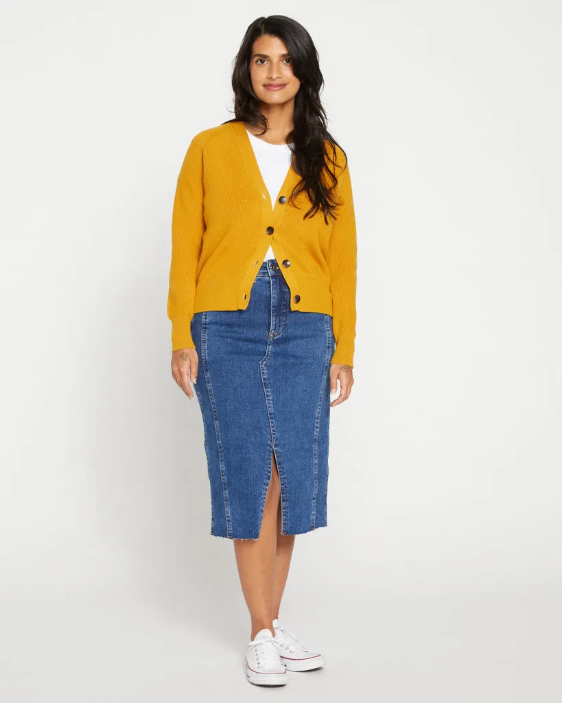 Dakota Denim Skirt - Odeon Blue