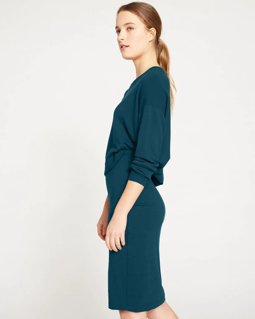 Danube Jersey Skirt - Deep Sea