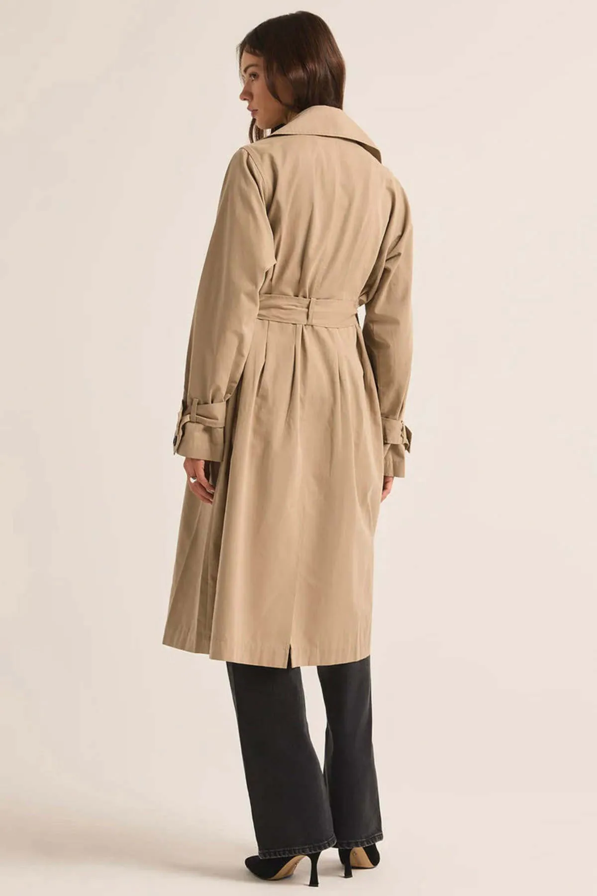 Dorian Trench Coat - Driftwood