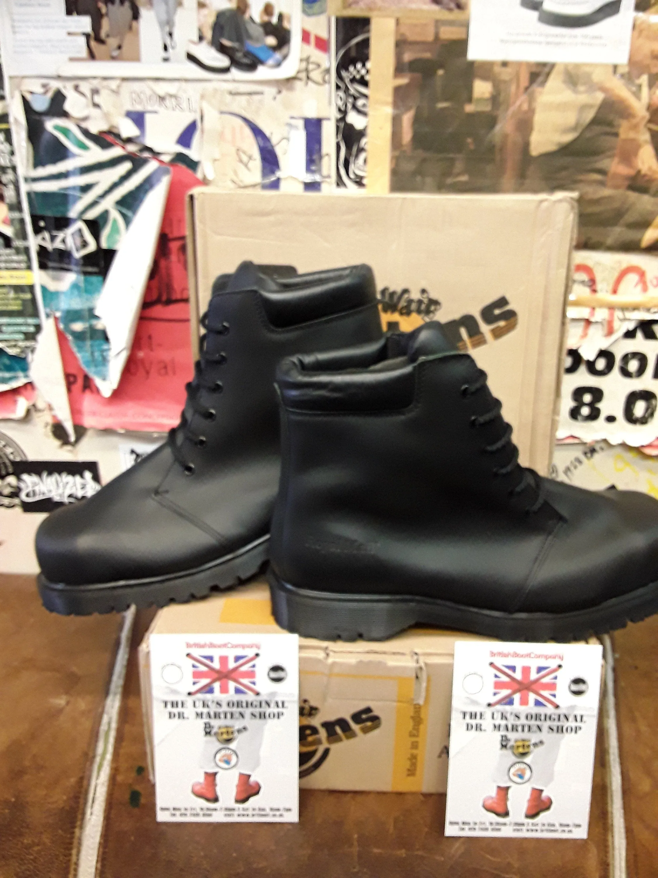 Dr Martens Made in England Royal Mail Steel Boot Various Sizes