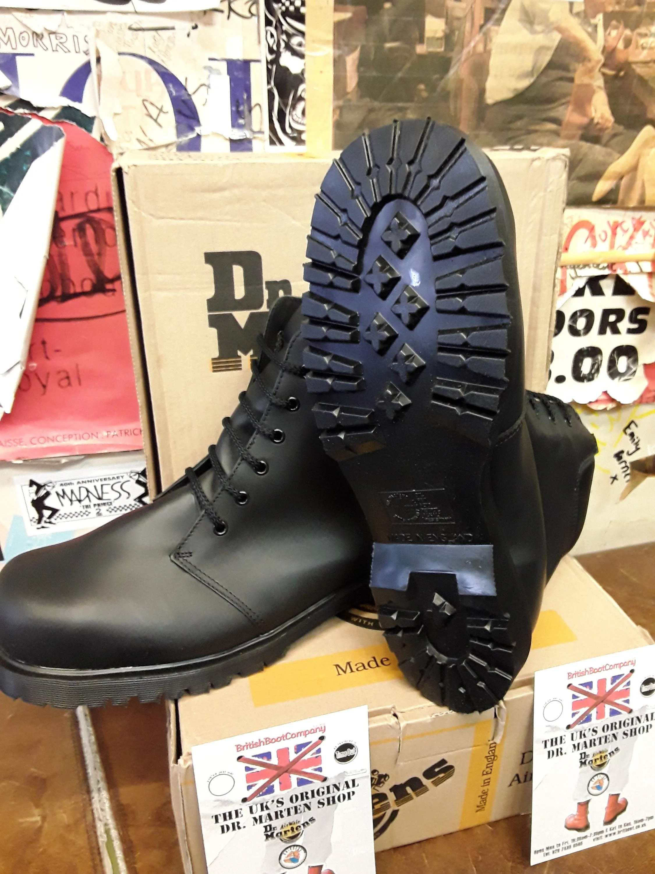 Dr Martens Made in England Royal Mail Steel Boot Various Sizes