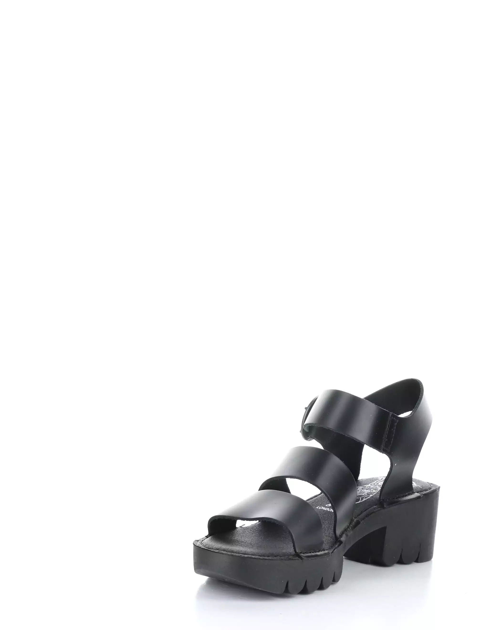 EGLY520FLY BLACK Round Toe Sandals