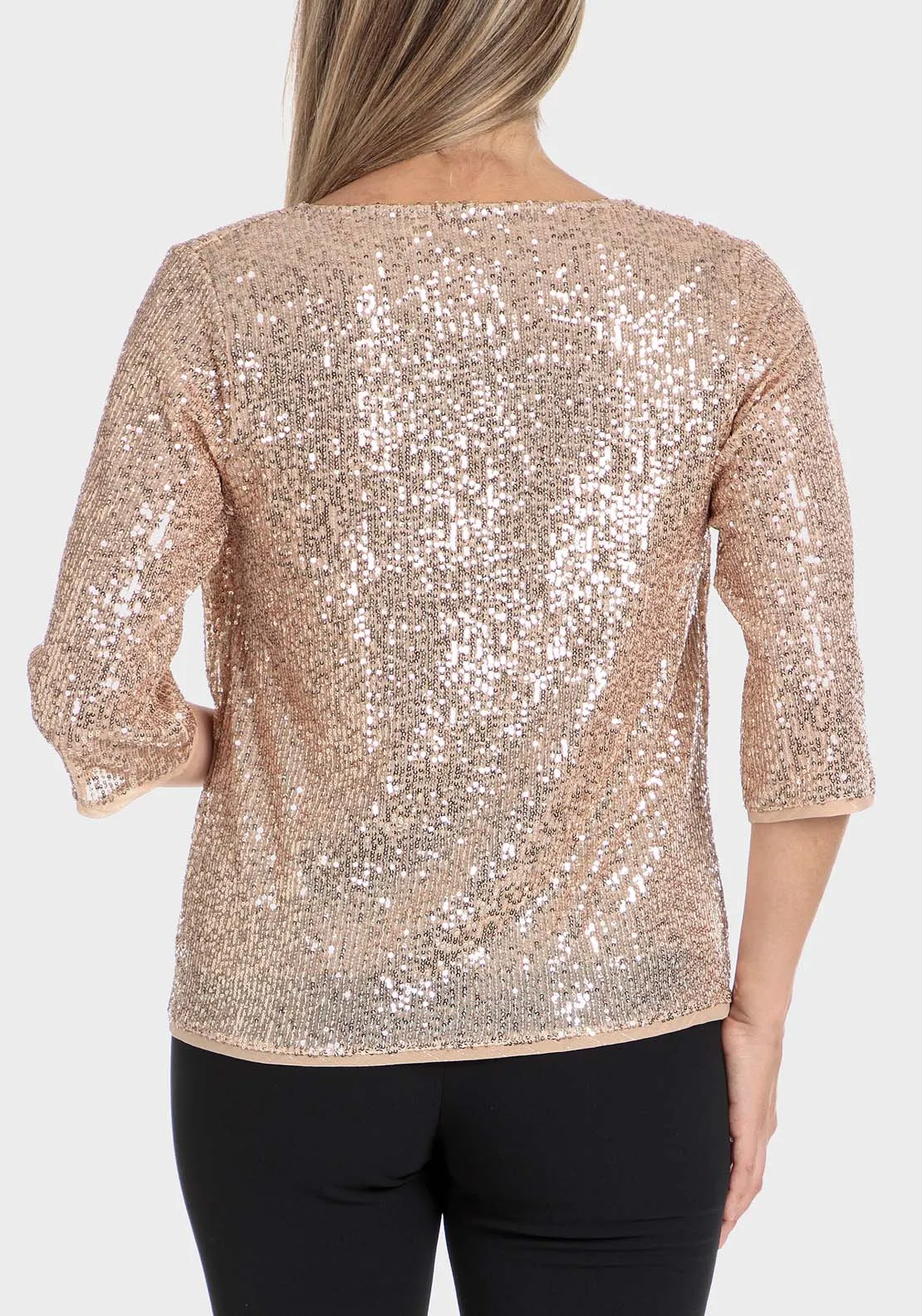 Fauz Twinset With Sequins