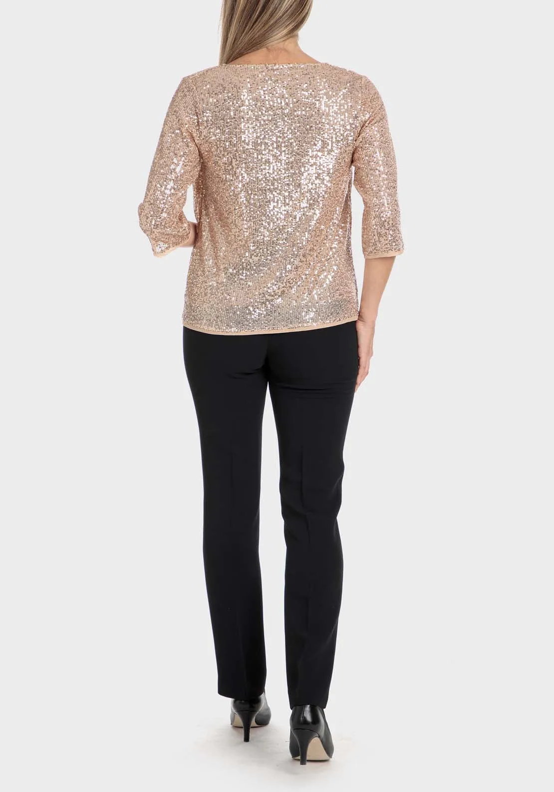 Fauz Twinset With Sequins