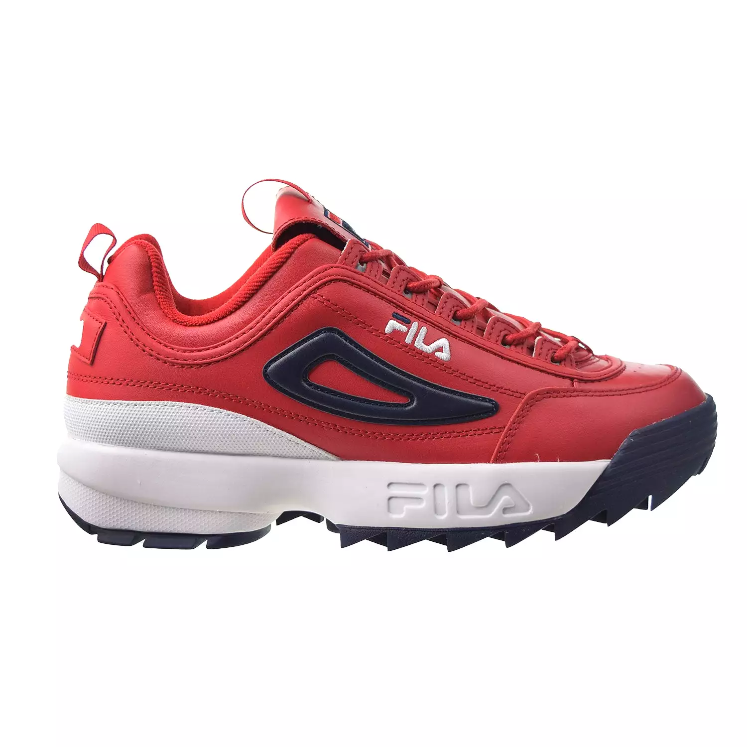 Fila Disruptor II Premium Men's Shoes Red-White-Navy