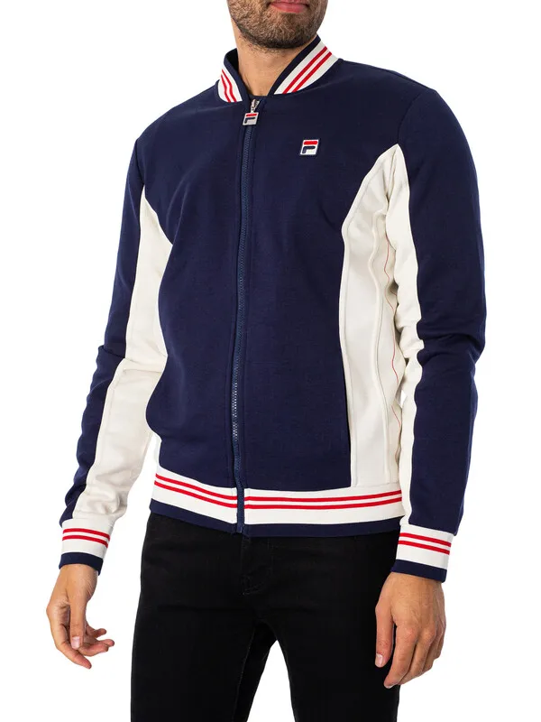 Fila Settanta Track Jacket - Peacoat/Gardenia/Chinese Red