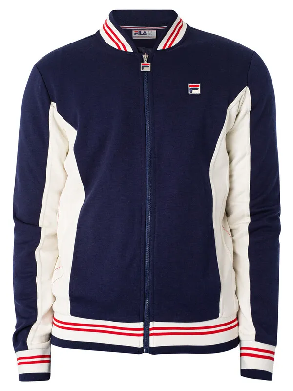 Fila Settanta Track Jacket - Peacoat/Gardenia/Chinese Red